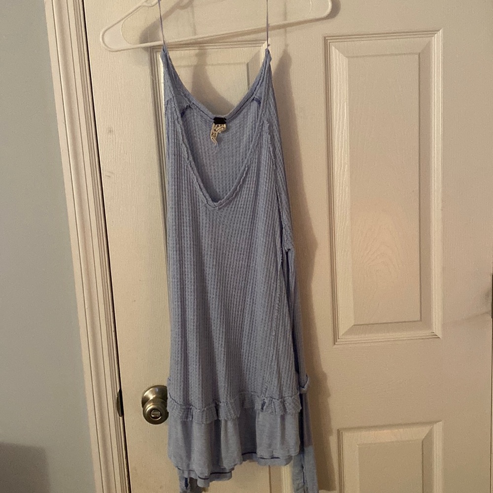 Free People Light Blue XS Soft Top